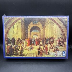 Vintage FX Schmid The School of Athens Raphael Jigsaw Puzzle 3000 pc NEW